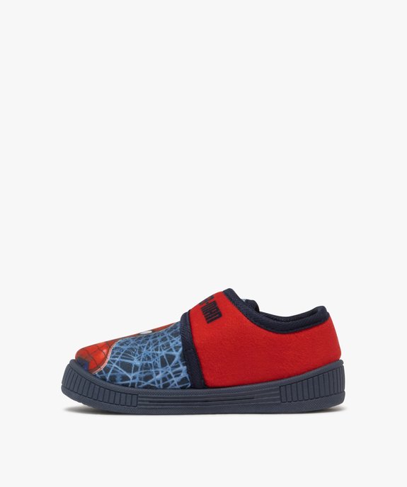 Chaussons garçon pantoufles à scratch - Spiderman vue3 - SPIDERMAN - GEMO