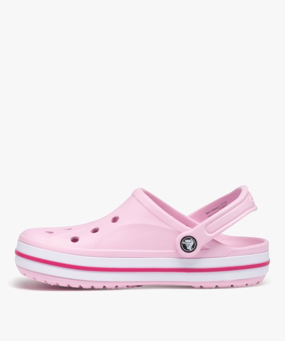 Sabots souples femme unis dessus perforé à semelle épaisse Bayaband - Crocs vue3 - CROCS - GEMO