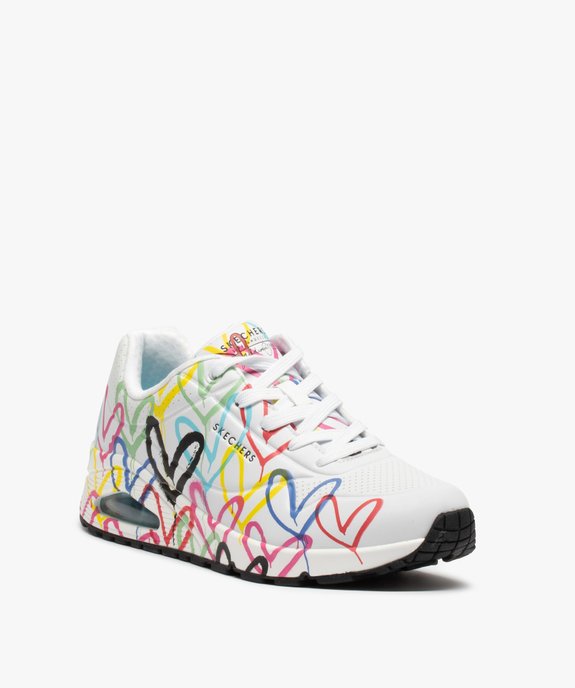 Baskets femme imprimées à semelle bulle d’air – Skechers Skechers Street x John Goldcrown vue2 - SKECHERS - GEMO