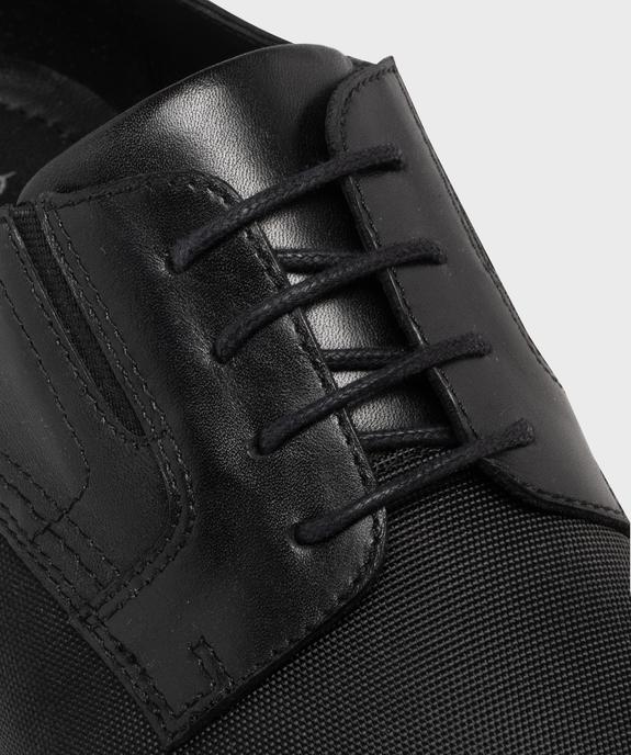 Derbies bimatières à semelle intérieure cuir homme  - Tanéo vue6 - TANEO - GEMO