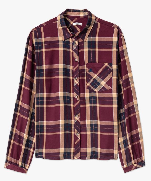 Chemise à carreaux femme - LuluCastagnette vue4 - LULUCASTAGNETTE - GEMO