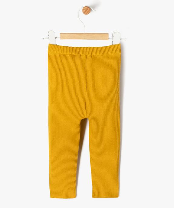 Pantalon en maille côtelée bébé fille vue4 - GEMO(BEBE DEBT) - GEMO