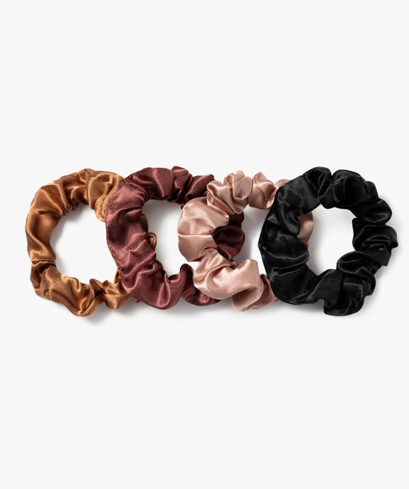 Élastiques pour les cheveux en satin femme (lot de 3) vue1 - GEMO (ACCESS) - GEMO