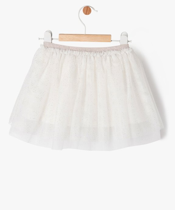 Jupe en tulle pailleté bébé fille vue3 - GEMO(BEBE DEBT) - GEMO