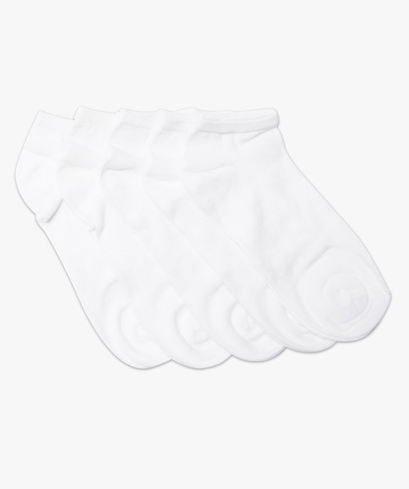 Chaussettes homme tige ultra-courtes (lot de 5) vue1 - GEMO 4G HOMME - GEMO