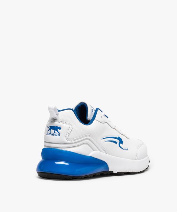 Baskets junior garçon bicolores à lacets - Airness vue4 - AIRNESS - GEMO
