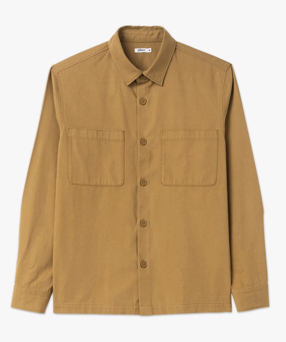 Sur-chemise en coton homme vue4 - GEMO 4G HOMME - GEMO