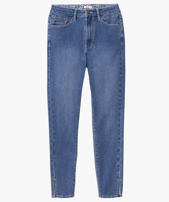 Jean femme coupe skinny longueur 7/8ème vue4 - GEMO(FEMME PAP) - GEMO