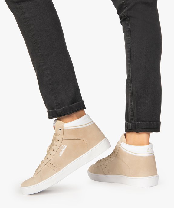 Baskets femme semi-montantes en suédine unie - Ellesse vue1 - ELLESSE - GEMO