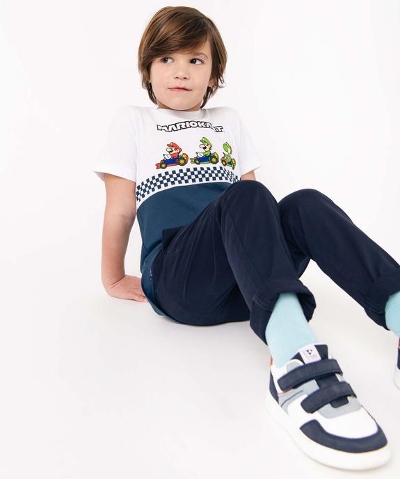 Pantalon chino en twill de coton garçon vue6 - GEMO 4G GARCON - GEMO