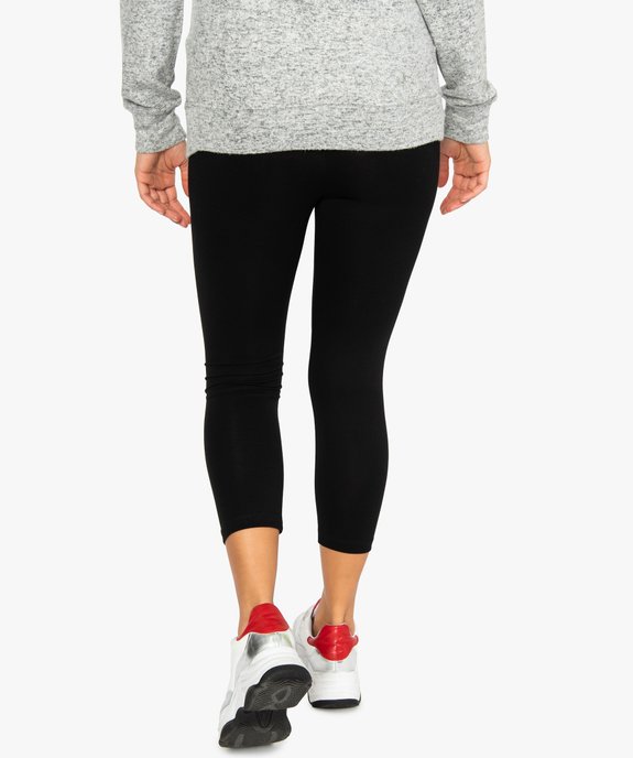 Legging de grossesse 7/8ème uni vue3 - GEMO (MATER) - GEMO