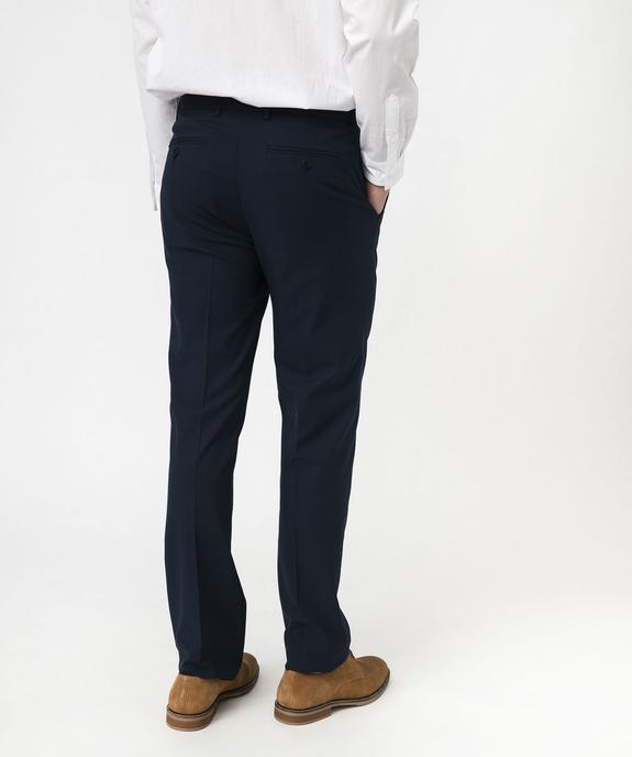 Pantalon de costume stretch homme vue3 - GEMO 4G HOMME - GEMO