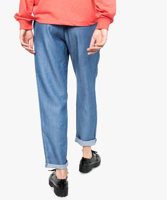 Pantalon ample en Tencel vue3 - GEMO(FEMME PAP) - GEMO