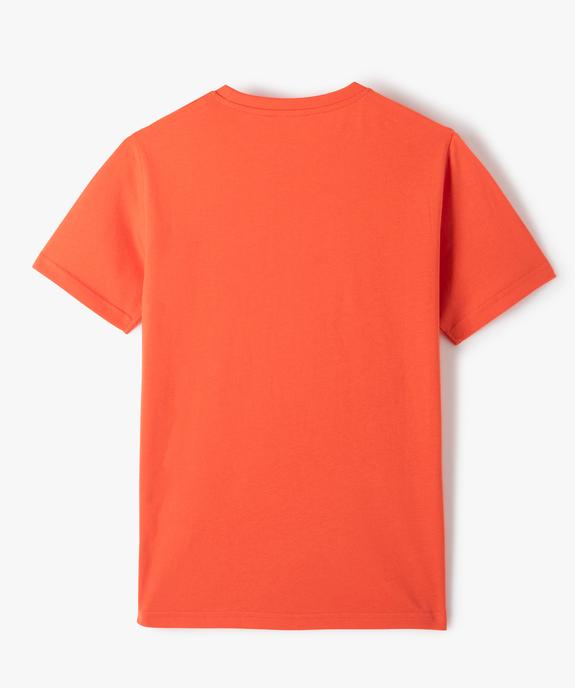 Tee-shirt garçon à manches courtes et imprimé tropical vue3 - GEMO (JUNIOR) - GEMO