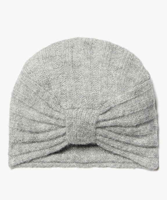 Bonnet femme en maille brillante effet drapé vue1 - GEMO (ACCESS) - GEMO