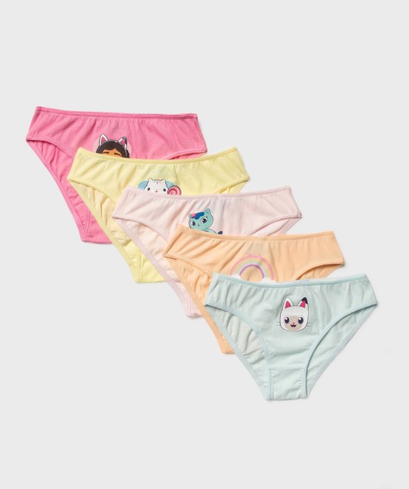 Culottes à motifs colorés fille (lot de 5) - Gabby’s Dollhouse vue1 - GABBY - GEMO