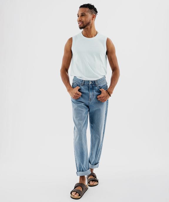 Tee-shirt sans manches en jersey de coton homme vue5 - GEMO 4G HOMME - GEMO