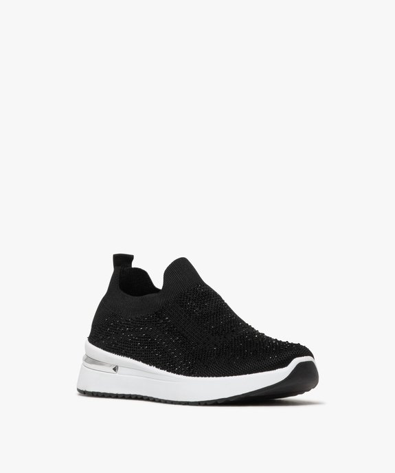 Baskets en mesh avec strass femme - Valentina Baldano vue2 - VALENTINA BALDA - GEMO