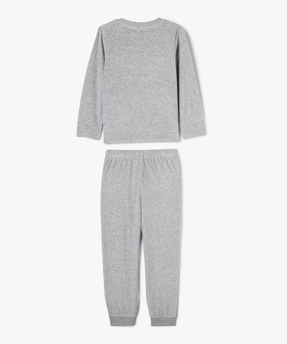 Pyjama en velours avec motif renard garçon vue4 - GEMO (ENFANT) - GEMO