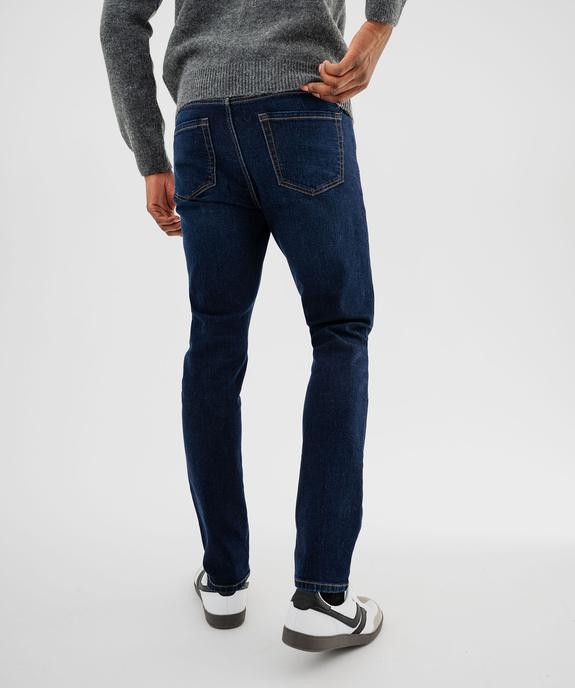 Jean slim en coton stretch homme vue4 - GEMO 4G HOMME - GEMO