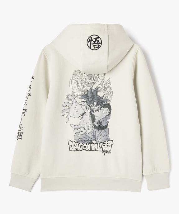 Sweat à capuche avec inscription manga garçon - Dragon Ball Super vue3 - DRAGON BALL Z - GEMO