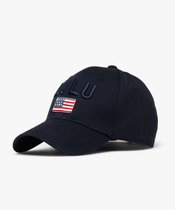 Casquette avec motif inscription et drapeau brodés femme - LuluCastagnette vue2 - LULUCASTAGNETTE - GEMO