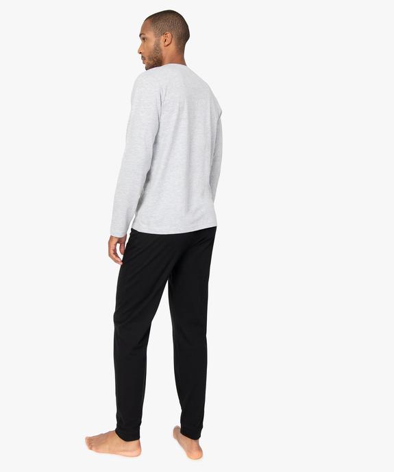 Pyjama homme en jersey imprimé Avengers - Marvel vue3 - MARVEL DTR - GEMO