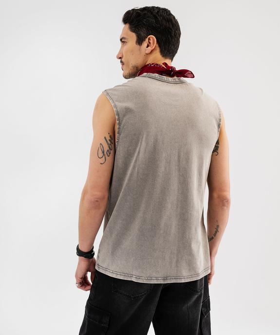 Débardeur à col rond style vintage homme vue3 - GEMO (HOMME) - GEMO