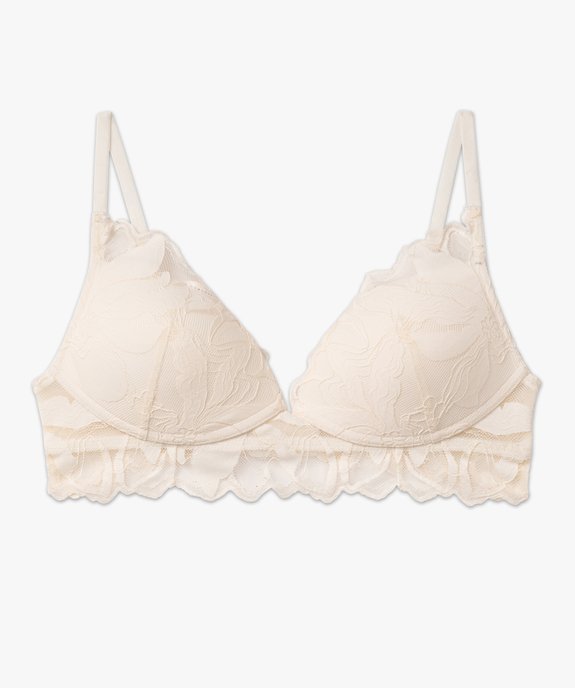 Soutien-gorge sans armatures forme push-up femme vue4 - GEMO(HOMWR FEM) - GEMO