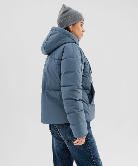 Doudoune à capuche et col montant femme vue3 - GEMO 4G FEMME - GEMO