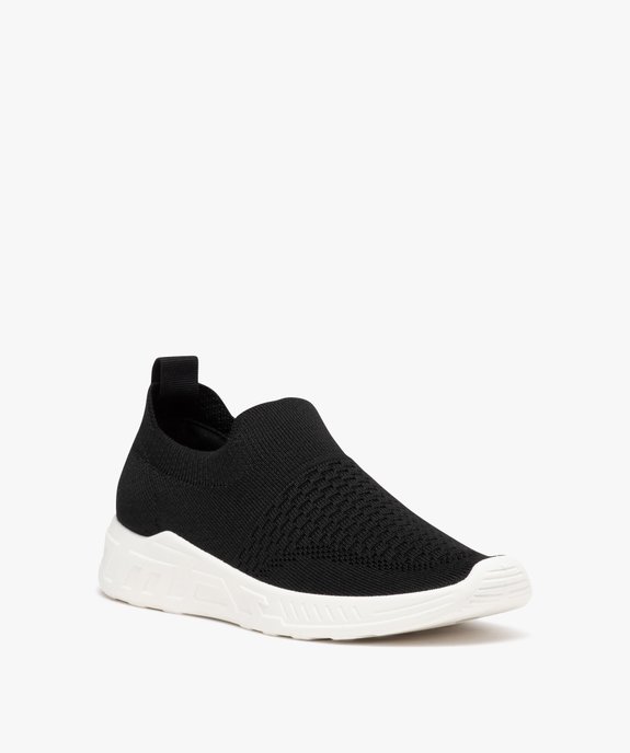 Baskets femme extra souples en maille unie vue2 - GEMO (SPORTSWR) - GEMO