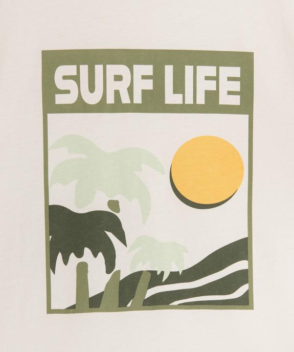 Pyjashort bicolore avec motif surf garçon vue2 - GEMO 4G GARCON - GEMO