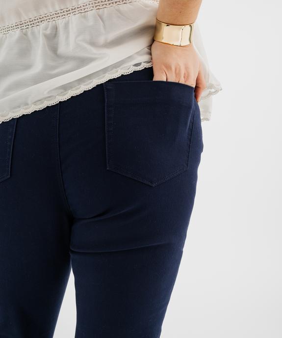 Pantalon coupe Regular taille ajustable femme grande taille vue2 - GEMO (G TAILLE) - GEMO