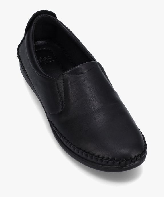 Mocassins femme confort unis souples et légers vue5 - GEMO (CONFORT) - GEMO