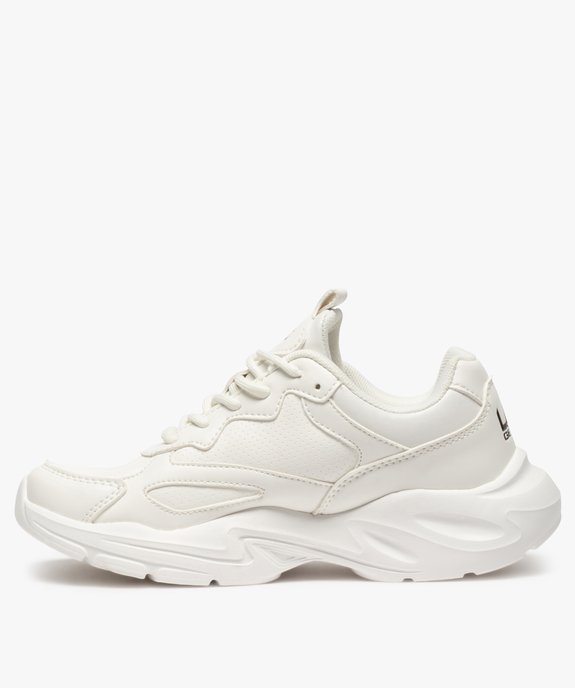 Baskets femme à lacets running unies – LA Gear vue3 - L.A. GEAR - GEMO