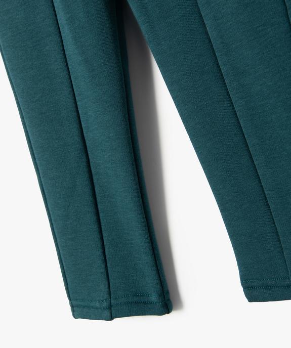 Pantalon bébé fille en maille chaude à coupe carotte vue2 - GEMO(BEBE DEBT) - GEMO