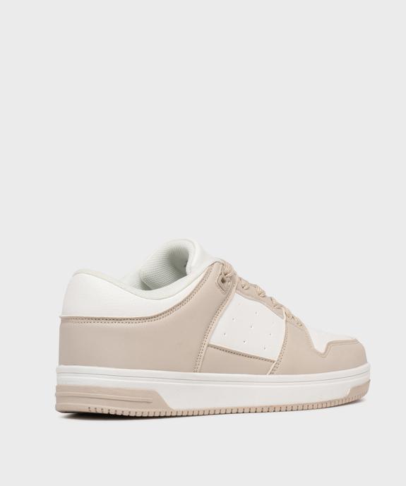 Baskets bicolores à lacets femme - Camps United vue4 - CAMPS - GEMO