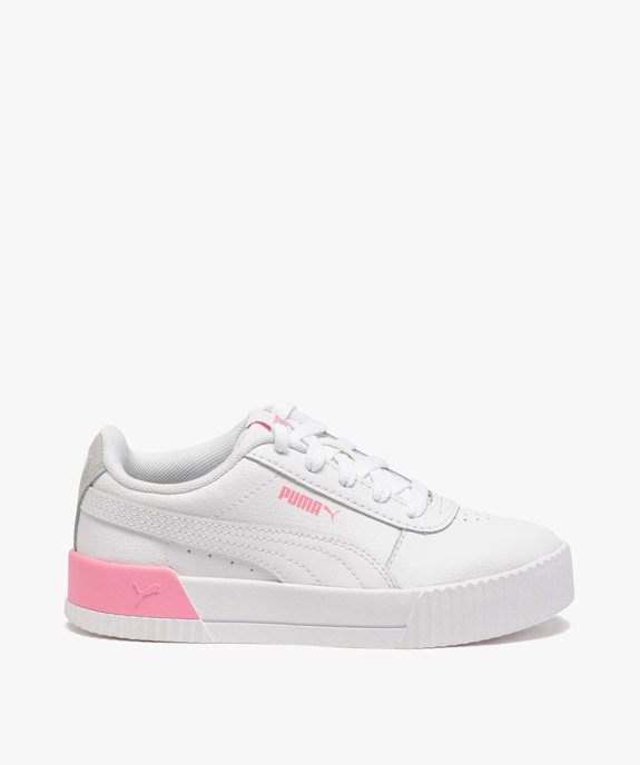 Tennis fille à semelle bicolore et lacets - Puma vue1 - PUMA - GEMO