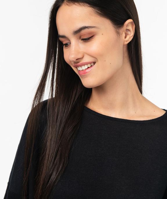 Haut de pyjama à manches chauve-souris femme vue6 - GEMO 4G FEMME - GEMO