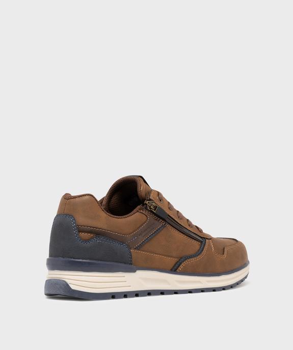 Baskets de ville look retro running homme vue4 - URBAN STEPS GEMO FOR GOOD - GEMO