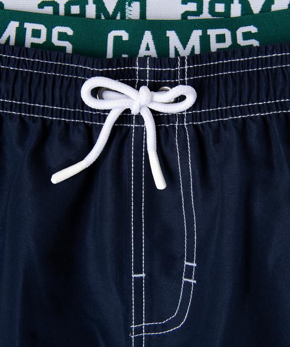 Short de bain effet 2-en-1 garçon - Camps United vue2 - CAMPS - GEMO