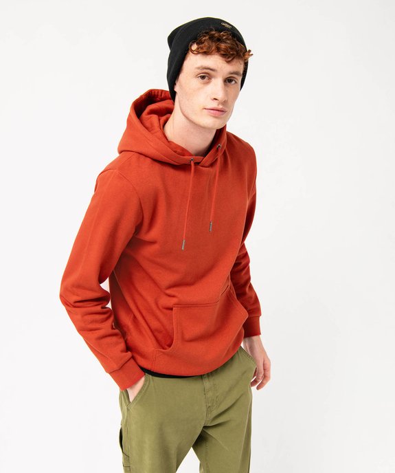Sweat à capuche intérieur molletonné homme vue1 - GEMO 4G HOMME - GEMO