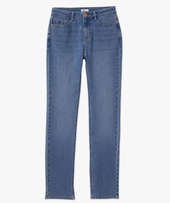 Jean Regular taille haute femme - Longueur L30 vue5 - GEMO(FEMME PAP) - GEMO