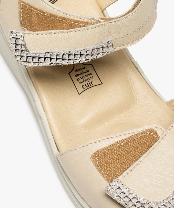 Sandales femme confort à brides scratch – 5 Zones vue6 - 5 REFLEX ZONES - GEMO