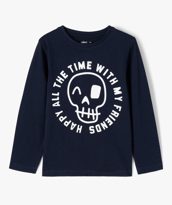 T-shirt manches longues imprimé garçon vue2 - GEMO 4G GARCON - GEMO