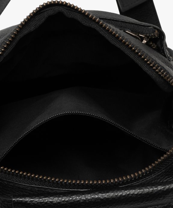 Sac pochette en cuir à bandoulière ajustable homme vue3 - GEMO (ACCESS) - GEMO