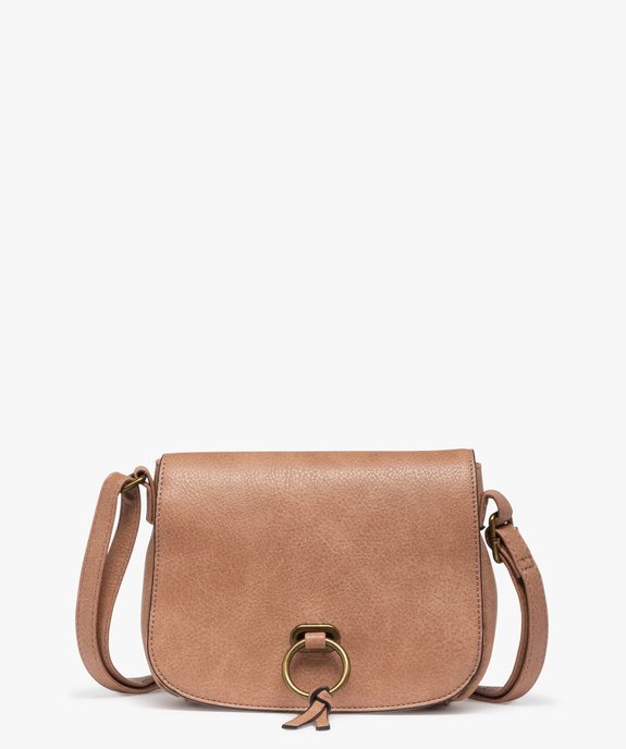 Sac besace compact uni femme vue1 - GEMO (ACCESS) - GEMO