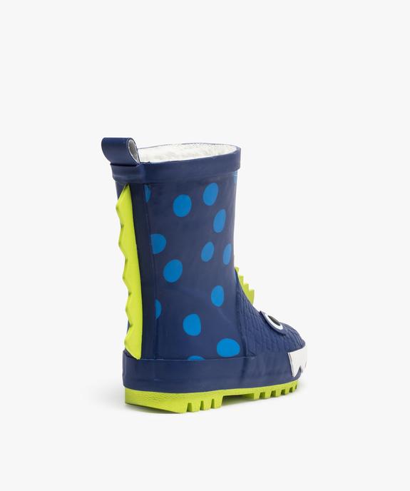 Bottes en caoutchouc enfant doublées à motif dragon vue4 - GEMO(BEBE DEBT) - GEMO