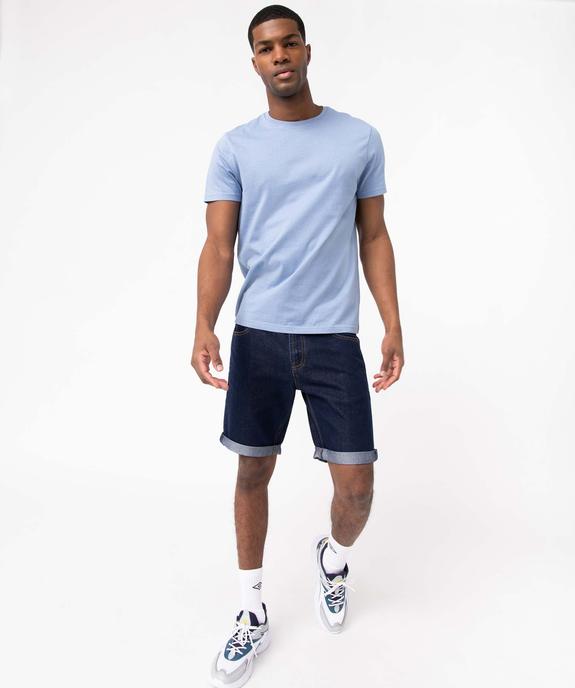 Bermuda en jean homme fin et souple vue5 - GEMO 4G HOMME - GEMO