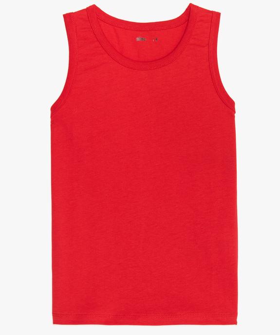 Débardeur garçon en coton vue1 - GEMO (ENFANT) - GEMO